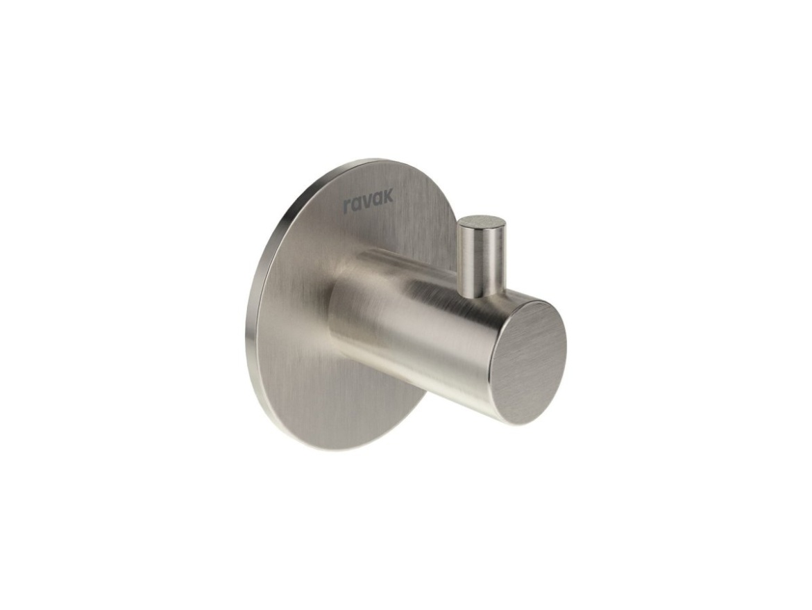 Ravak KN 111.30SSB Háček, lepený, nerez kartáčovaná