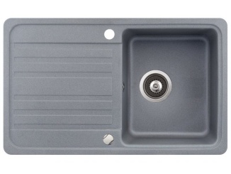 Ereszcsatornával –  Helika alumetallic šedá