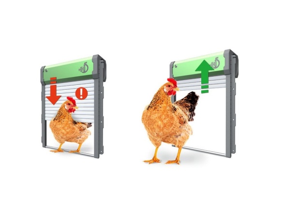 Scobax Automatická roletová dvířka ke kurníku HHD-0865 – solární, 4 režimy provozu