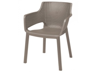 Keter – Keter Zahradní židle Keter EVA - 57,7 x 62,5 x 79 cm - cappuccino