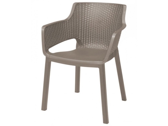 Keter Zahradní židle Keter EVA - 57,7 x 62,5 x 79 cm - cappuccino