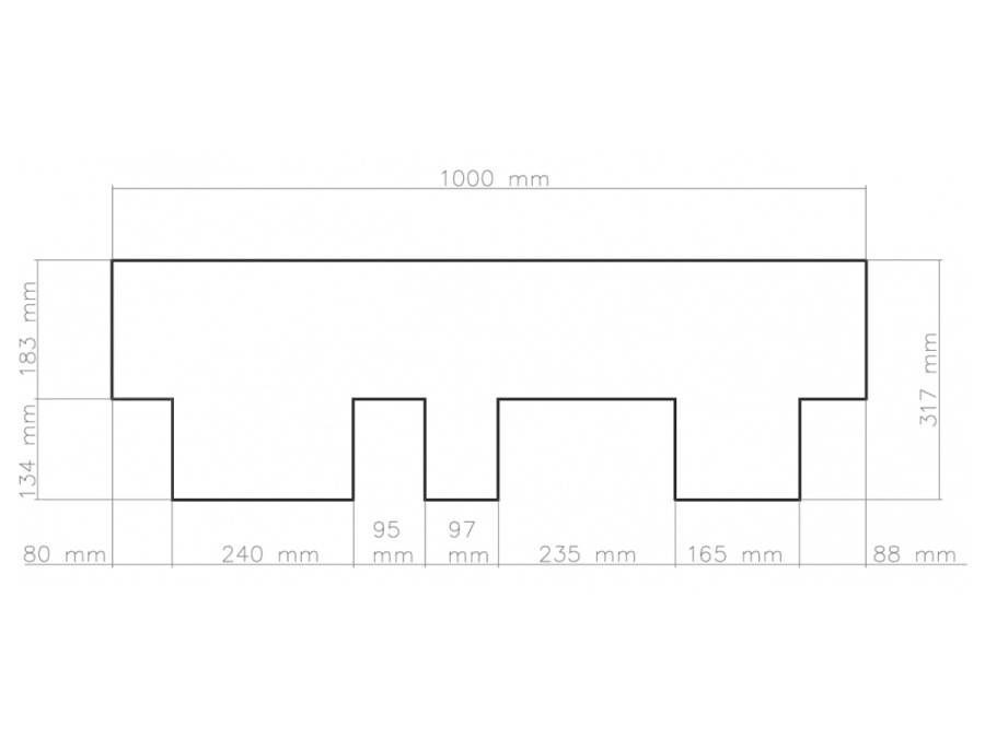 Asfaltový šindel Gutta Guttatec Topglass Irregular
