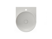 Ravak Umývadlo Yard 40, s otvorom pre batériu, bez prepadu, biela matná