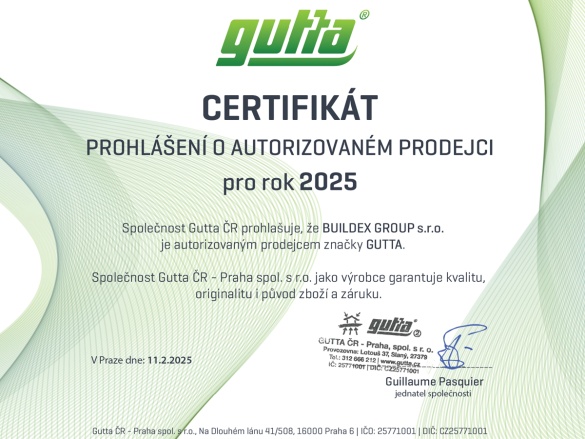 Ztracené bednění Gutta Guttadrytek