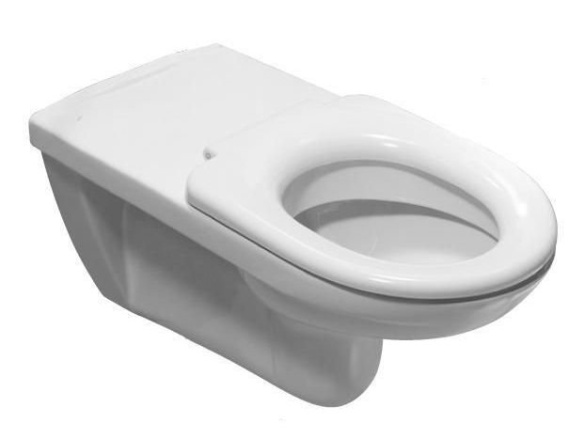 JIKA Klozet závěsný DEEP BY  - pro tělesně postižené,  H8206420000001