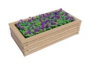 Scobax Vyvýšený záhon Log Cabin