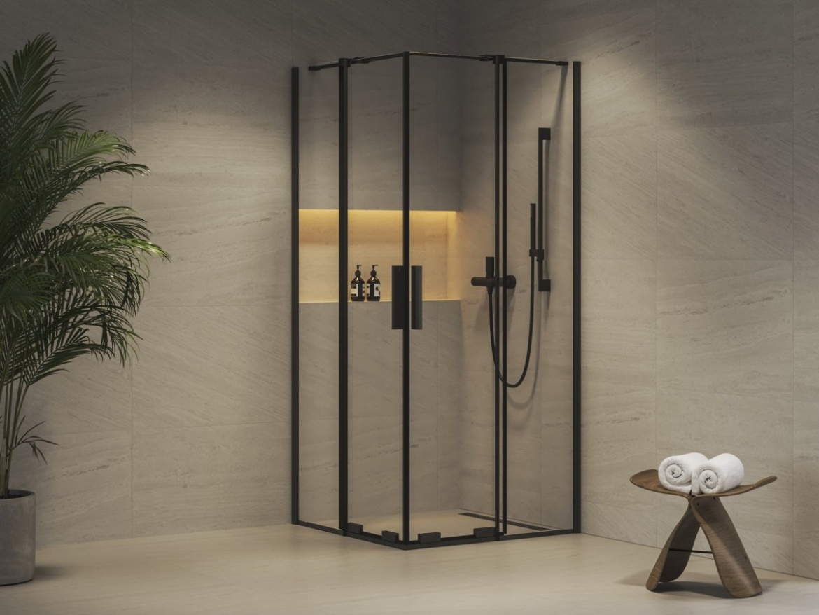 Ravak RORV2 90x90, lesk+transparent