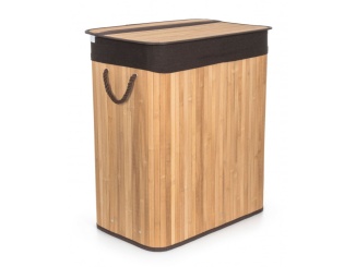 Vybavení domácnosti –  G21 Koš na prádlo  105 l s rozdělovačem, bambusový s hnědým košem