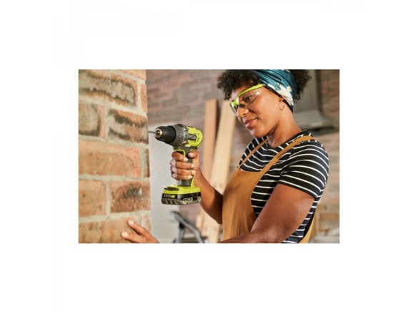 Aku 18V príklepová vŕtačka + 1x 2Ah batéria + nabíjačka + taška + sada bitov ONE+ Ryobi RYOBI R18PD3-120SA17