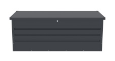 G21 Zahradní box  Denver 560 L, antracitový plechový