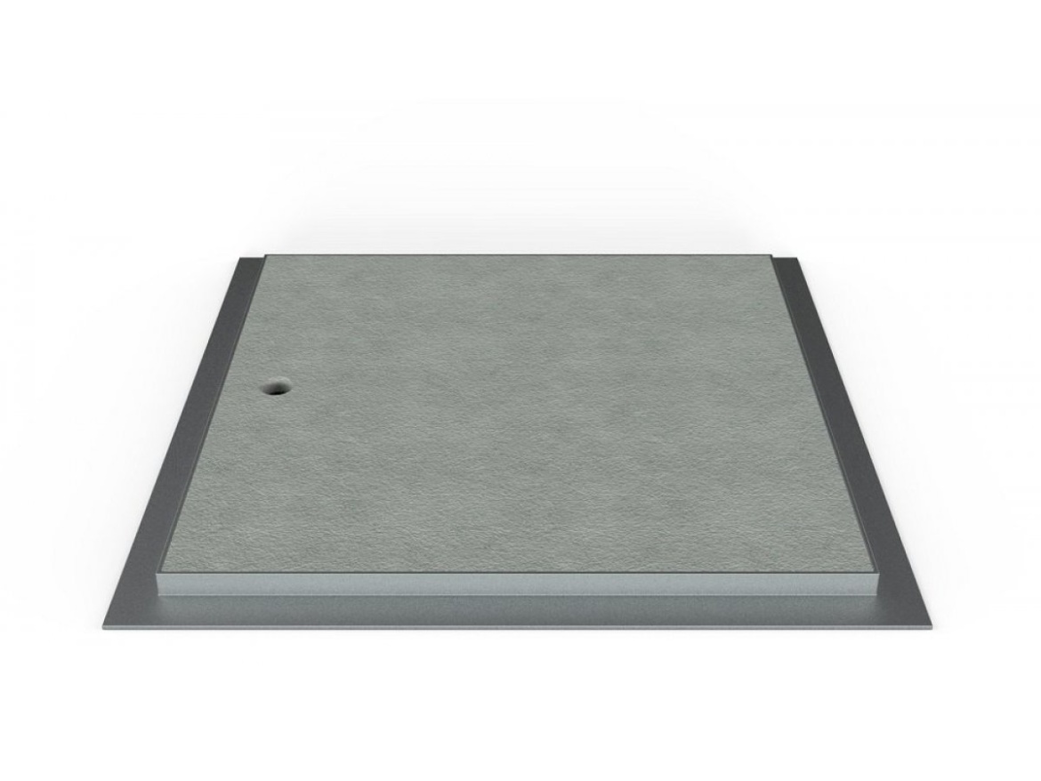 ECO DECK Šachtový poklop 30 x s rámem a okem pro otevření Scobax Poklop E-Deck 8