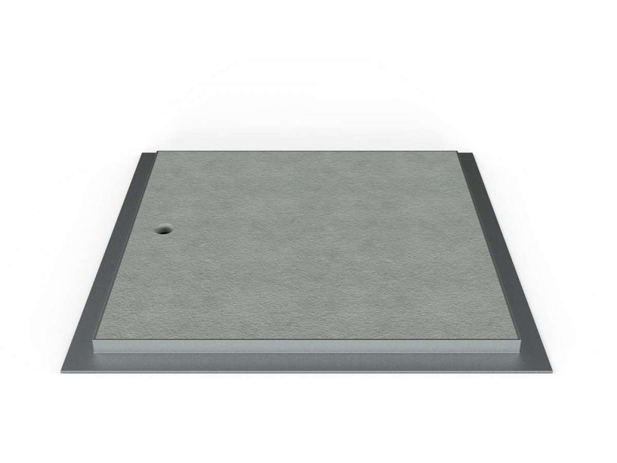 ECO DECK Šachtový poklop 30 x s rámem a okem pro otevření Scobax Poklop E-Deck 8