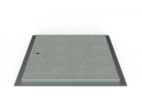 ECO DECK Šachtový poklop 30 x s rámem a okem pro otevření Scobax Poklop E-Deck 8