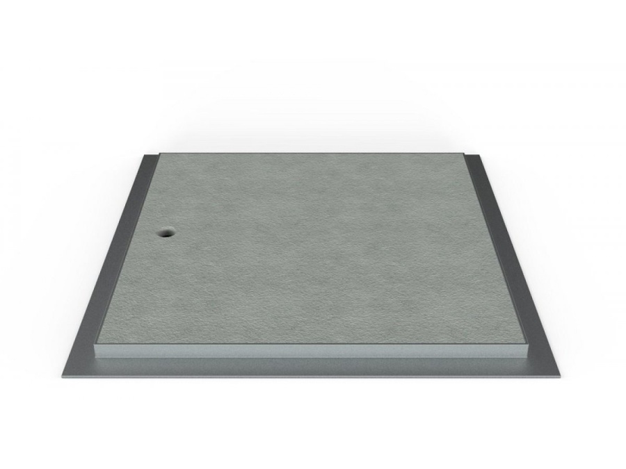 ECO DECK Šachtový poklop 30 x s rámom a okom na otvorenie Scobax Poklop E-Deck 8