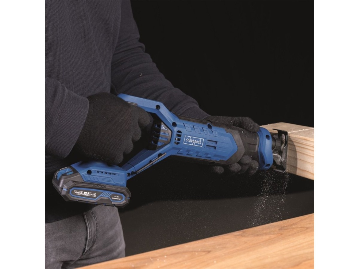 20 V IXES aku ocasová pila (bez baterie a nabíječky) Scheppach C-RS100-X