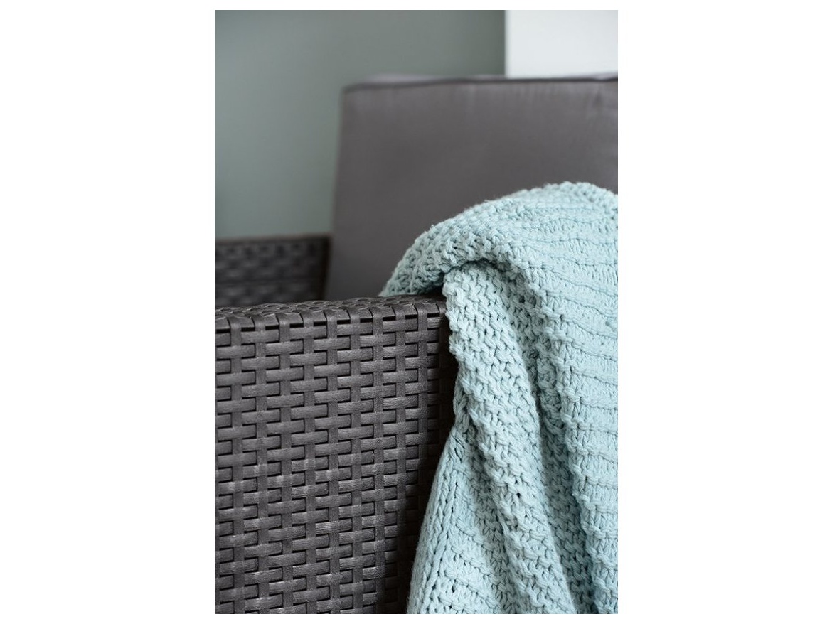 Keter Zahradní set  MONACO s úložným stolem - šedý