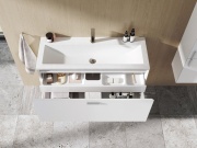 Ravak Umývadlo Clear 80, s otvorom pre batériu, bez prepadu