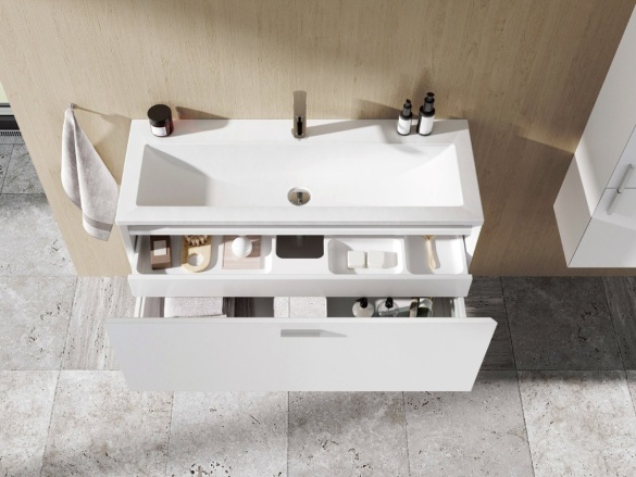 Ravak Umývadlo Clear 80, s otvorom pre batériu, bez prepadu