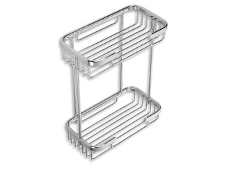 Kiegészítők –  Novaservis Polička dvojitá Metalia Drátěný program, chrom, , 6073,0