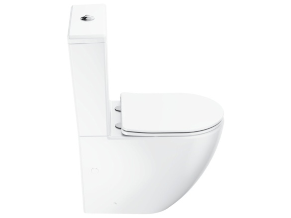 Ravak WC kombi Optima RimOff set, vario odpad, bílá