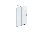 Ravak ROWI 140, čierna+transparent