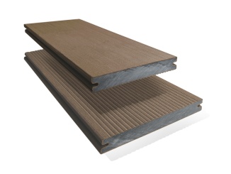 Terasová prkna WPC Deceuninck –  Deceuninck Twinson Massive 4500 mm, tmavě hnědá