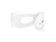 Ravak Umyvadlo Avocado 85 P, s otvorem pro baterii, s přepadem