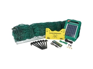 Chov zvierat –  Scobax Elektrický ohradník kompletní sada se solárem, 106 cm, 2 hroty, 50 m, zelená