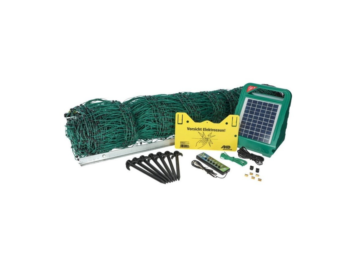 Scobax Elektrický ohradník kompletní sada se solárem, 106 cm, 2 hroty, 50 m, zelená