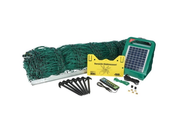 Scobax Elektrický ohradník kompletní sada se solárem, 106 cm, 2 hroty, 50 m, zelená