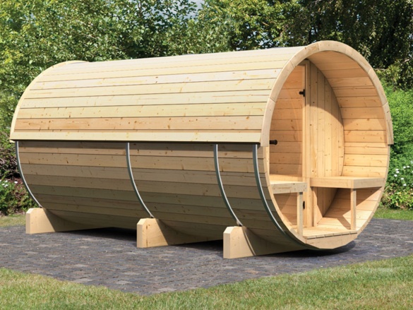 Finská sauna Karibu Fassauna 4