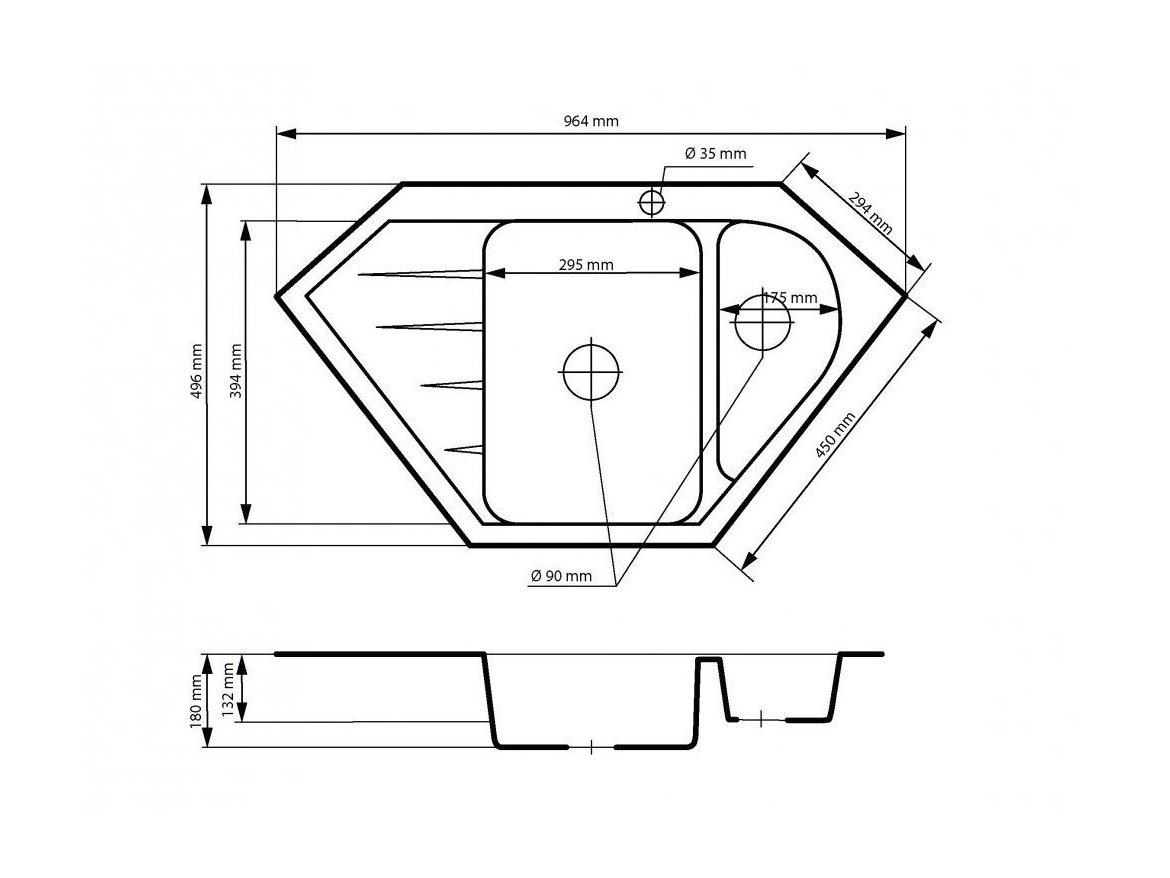 Kuchyňské dřezy Granisil Taragona 965.10R