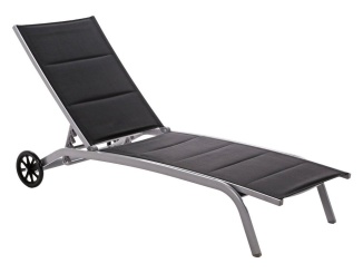 Kertek –  Home & Garden Zahradní lehátko Ibiza Alu Silver