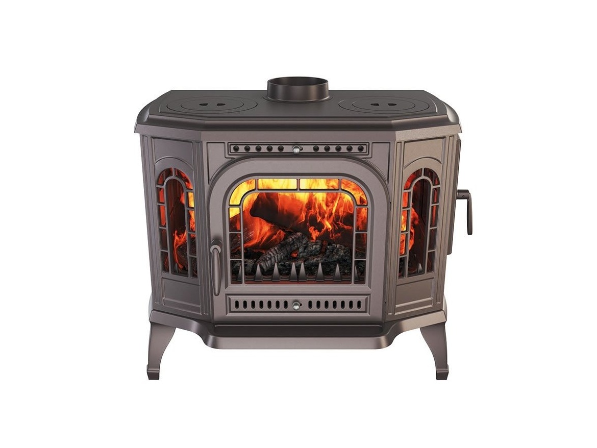 Kawmet Litinová krbová kamna P7 PB s varnými plotnami - 10,5 kW ECO