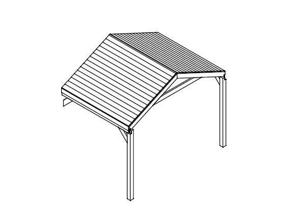 Wood gable roof extension Göteborg