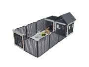 Scobax Modulární výběh s boudou Leganest 200 x 100 cm – pro domácí mazlíčky