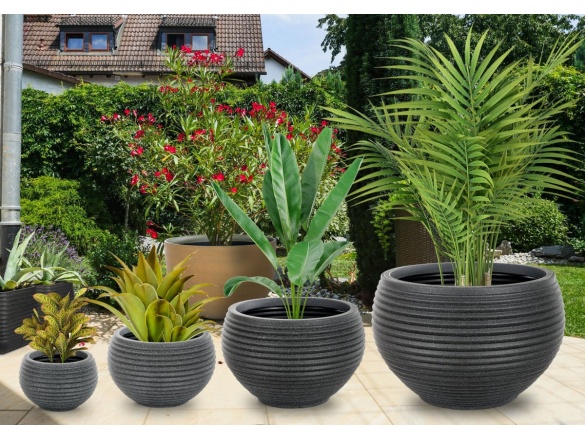 G21 Květináč  Lava Ring 70 x 70 x 45,5