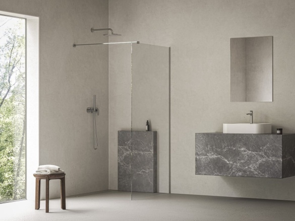 Ravak Walk-In Air Wall 90, lesk+transparent