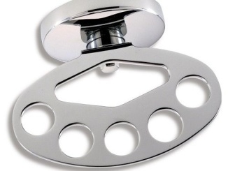 Doplňky –  Novaservis Držák kartáčků a pasty Metalia 1, chrom, , 6144,0