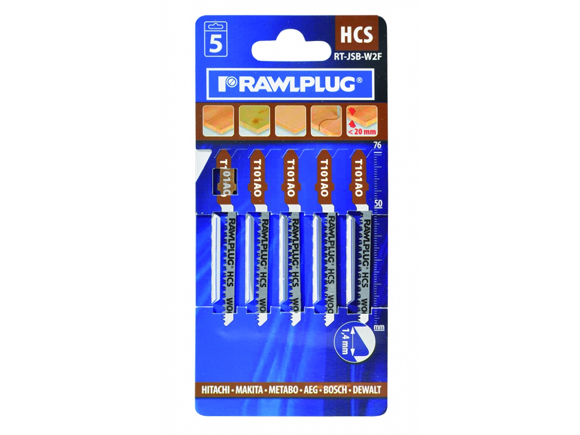 Rawlplug Pilový list do přímočaré pily na dřevo 1,4 mm