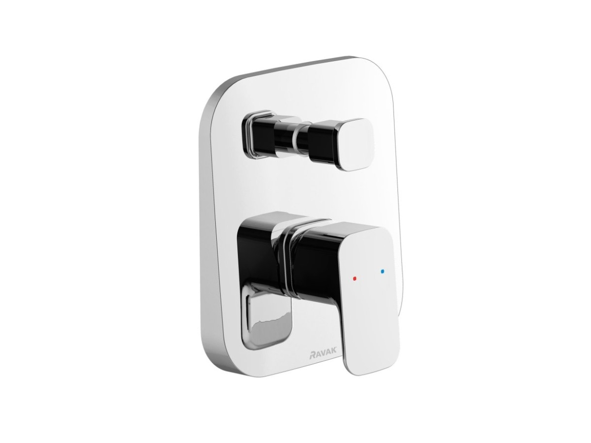 Ravak TD F 090.01CR Sprchový podomítkový set, chrom