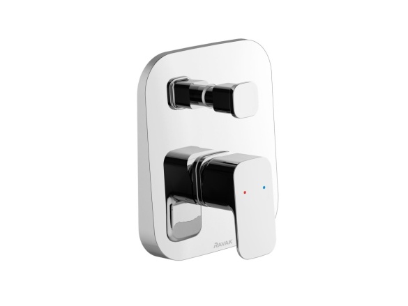 Ravak TD F 090.01CR Sprchový podomítkový set, chrom