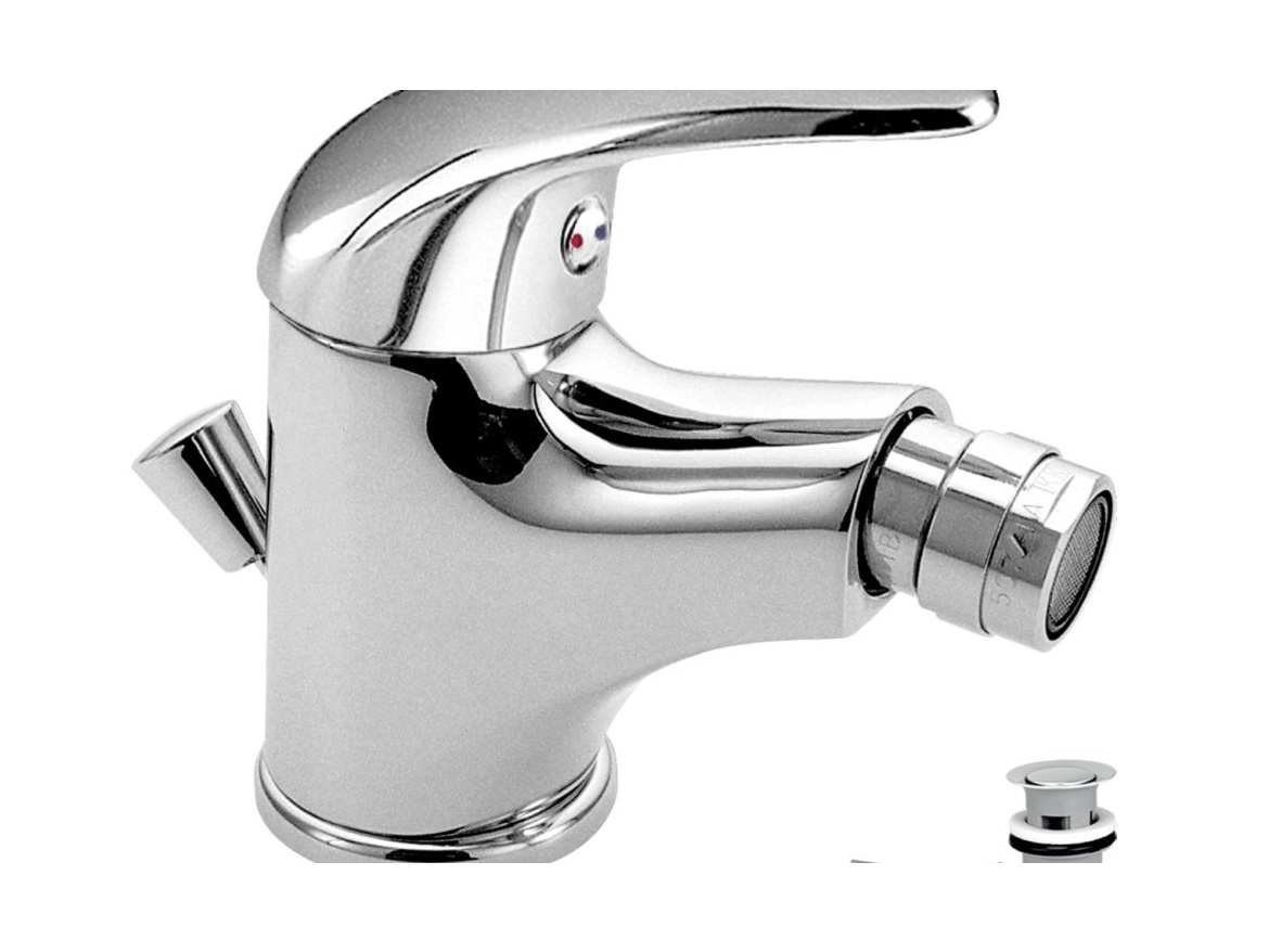 Novaservis Bidetová baterie Metalia 55, chrom, stojánková, s výpustí,  55011,0