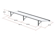 Vchodová strieška Lanit Plast Samba