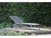 Home & Garden Zahradní lehátko Ibiza Alu Silver