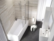 Ravak 10CVS2 100 P, lesk+transparent