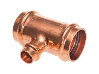 Barkácsbolt –  Conex Bänninger Lisovací T-kus redukovaný CU Press 5130R d 22 x 15 x 22