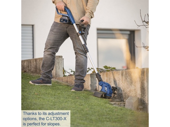 20 V-os IXES akkus szegélynyíró (akkumulátor és töltő nélkül) Scheppach C-LT300-X