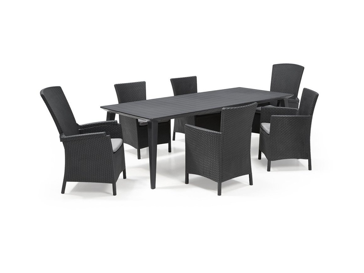 Keter Jídelní stůl  Lima - 235 x 98 x 74 cm - grafitový