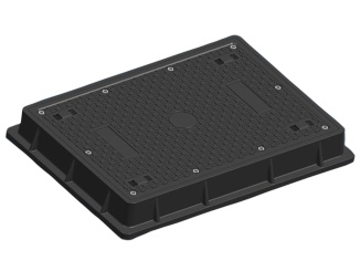 Globax nyílások –  Poklop Globax Kompotech (s vodotěsným těsněním) 600 x 900 mm, 100 mm, D400 45 mm, 600 x 900 mm, D400